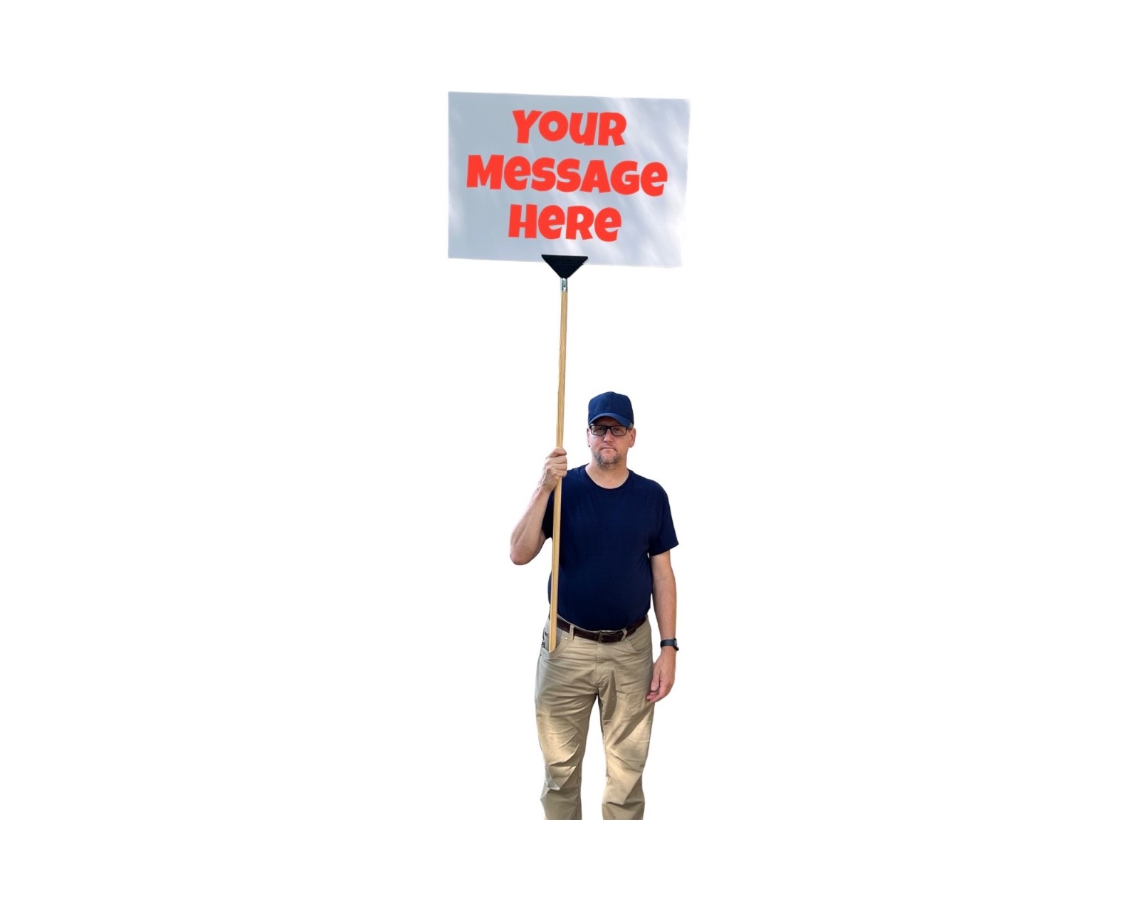 Sign Pole Mount – For Advertising, Information, and Protests