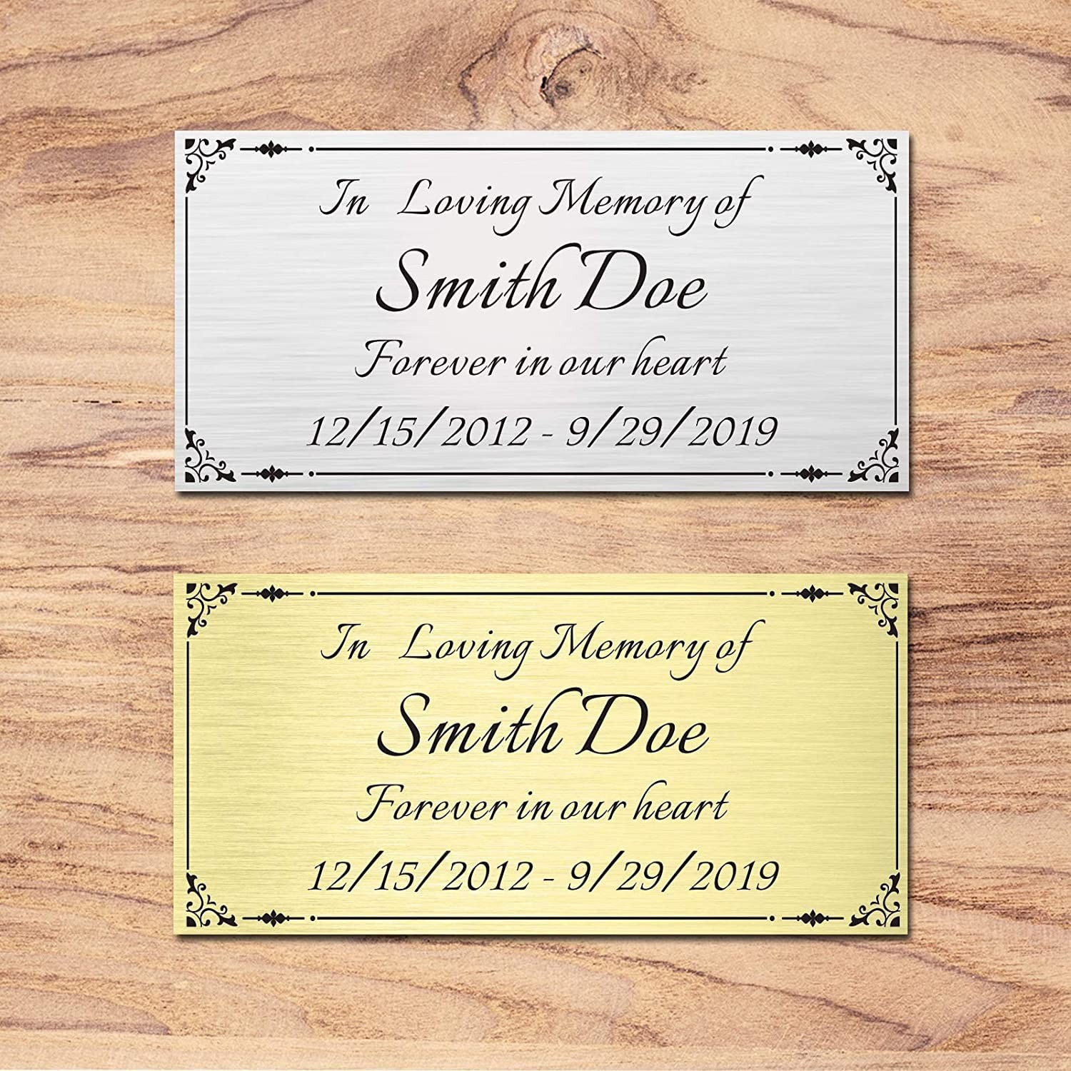 4 Pack Laser Engraving Double Color ABS Plastic Sheet, 12”x8” Two-Tone Lase…