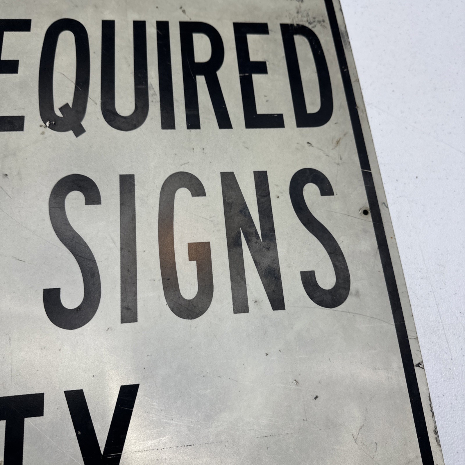 Permit Required For All Signs In City Aluminum Sign 24×30