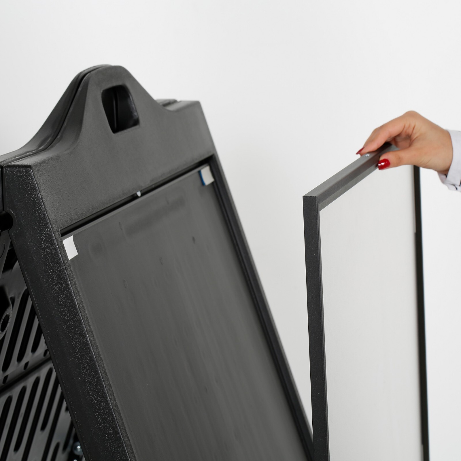 Double Sided Black A-Frame Sandwich Board Street SignPro 24×36″ (Lot 3)