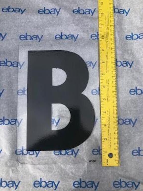 8 inch zip letters changeable outdoor signage marquee letters Letter B