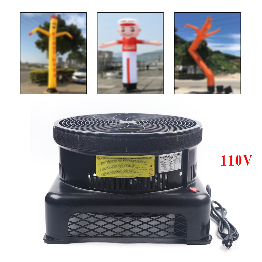 For Dancer Wind Wavy Tube Man Puppet Guy 370w Portable Inflatable Air Blower Fan