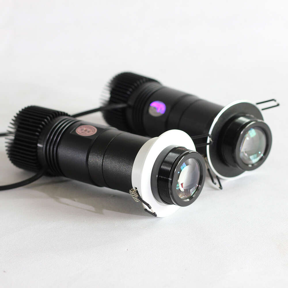 10W Embedded Black Desktop or Mountable LED Gobo Projector Advertising Logo lamp