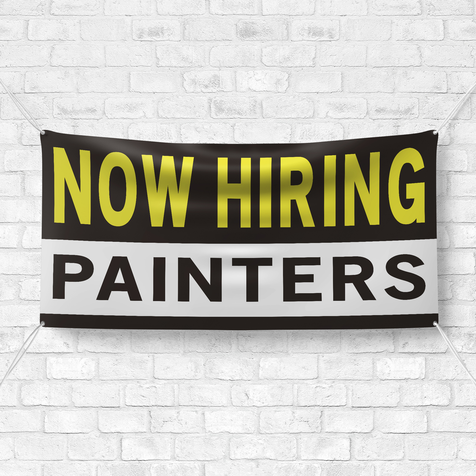 Now Hiring Painters 13 oz Heavy Duty Vinyl Banner Jobs Available Help Wanted