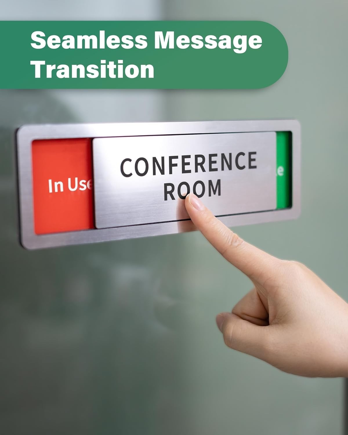 Conference Room Office Door Signs Do Not Disturb, In Use/Available Slider Sig…