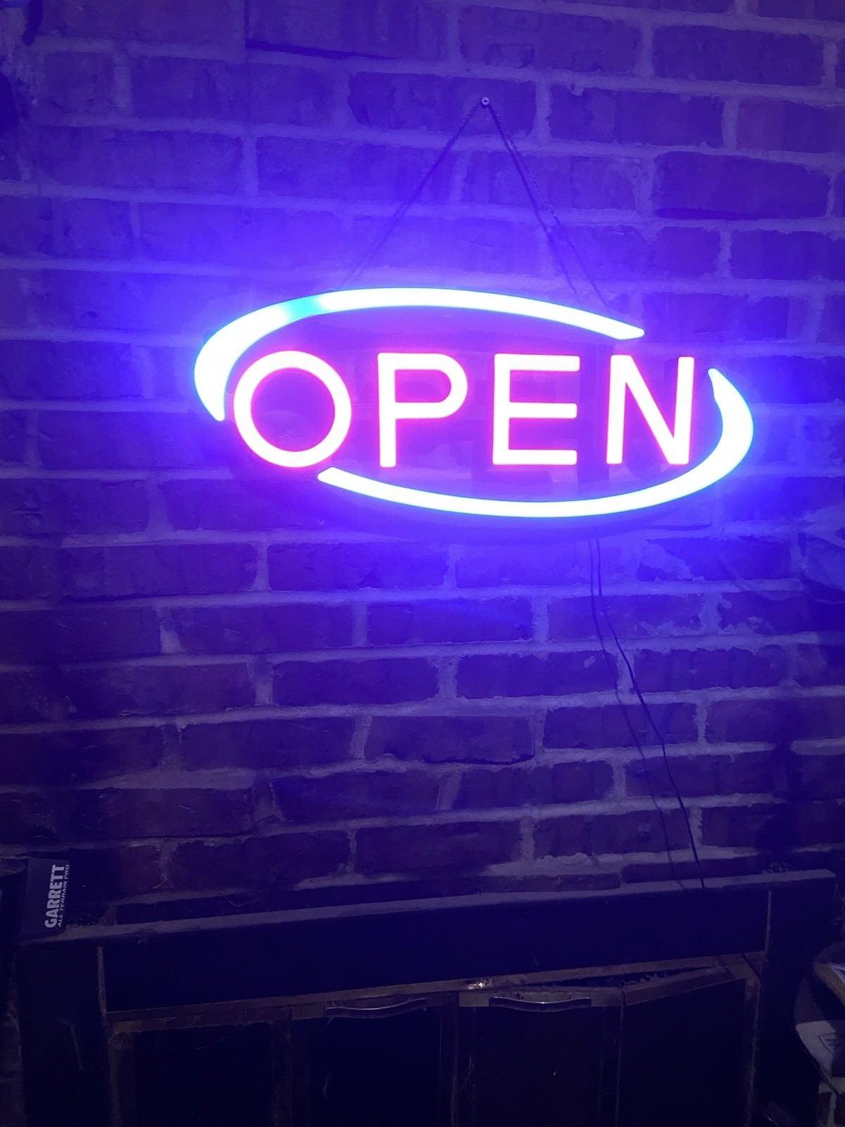 Large LED Open Sign Horizontal/Vertical 23″ Light for Restaurant Bar, Shop