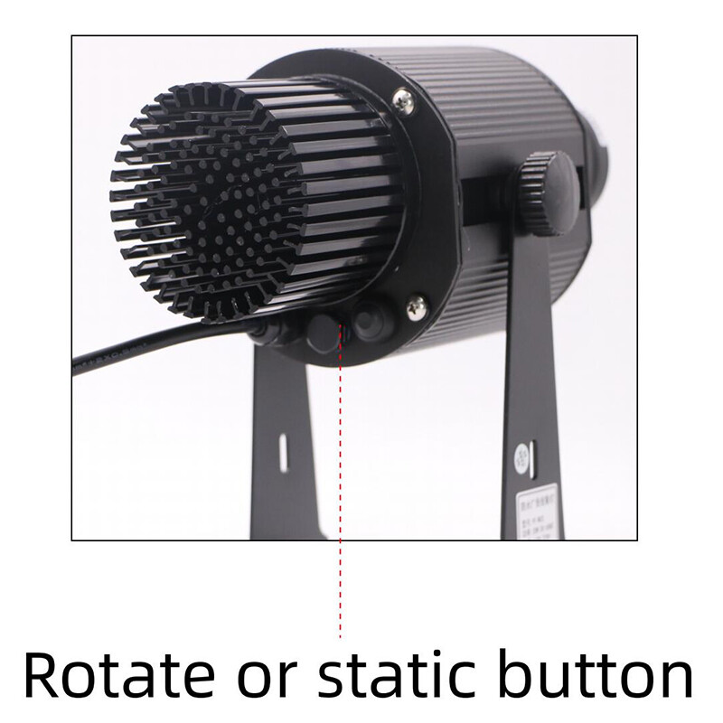 50W Waterproof LED Gobo Projector Outdoor Remote Control Advertising Logo Light