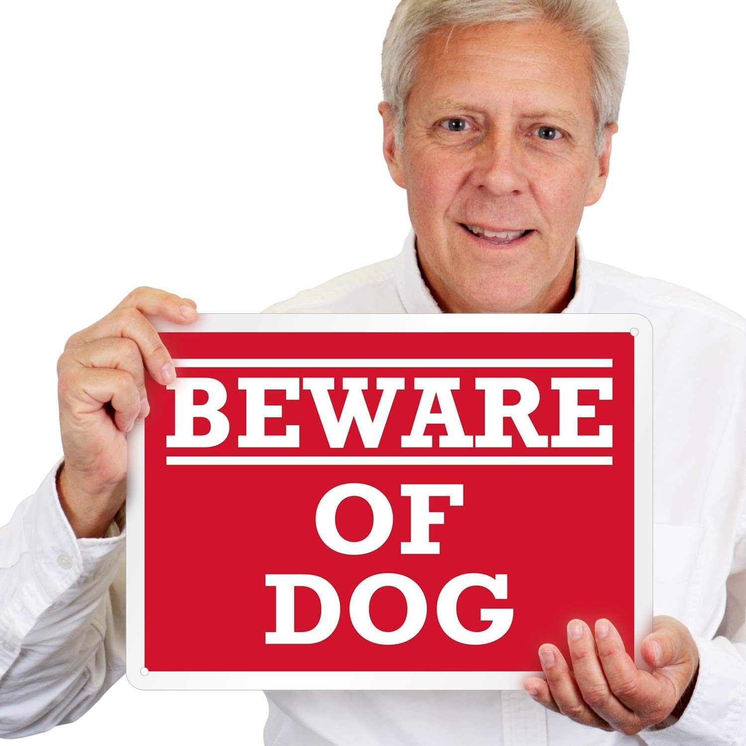 10×14″ Aluminum “Beware of Dog” Sign for Home Security Property Warning