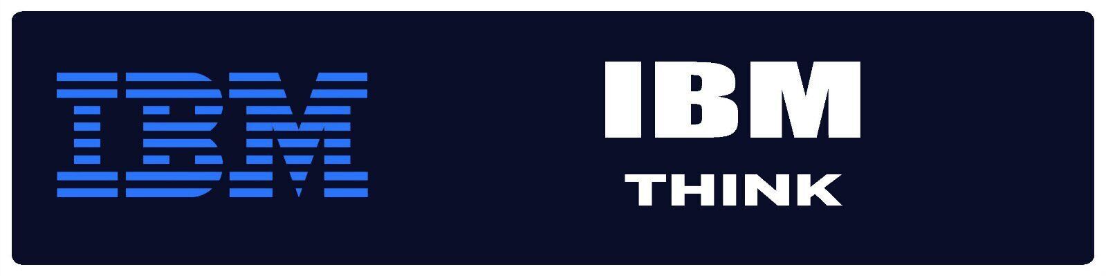 IBM | Branded Premium Decorative Display Sign | 6″h x 24″w