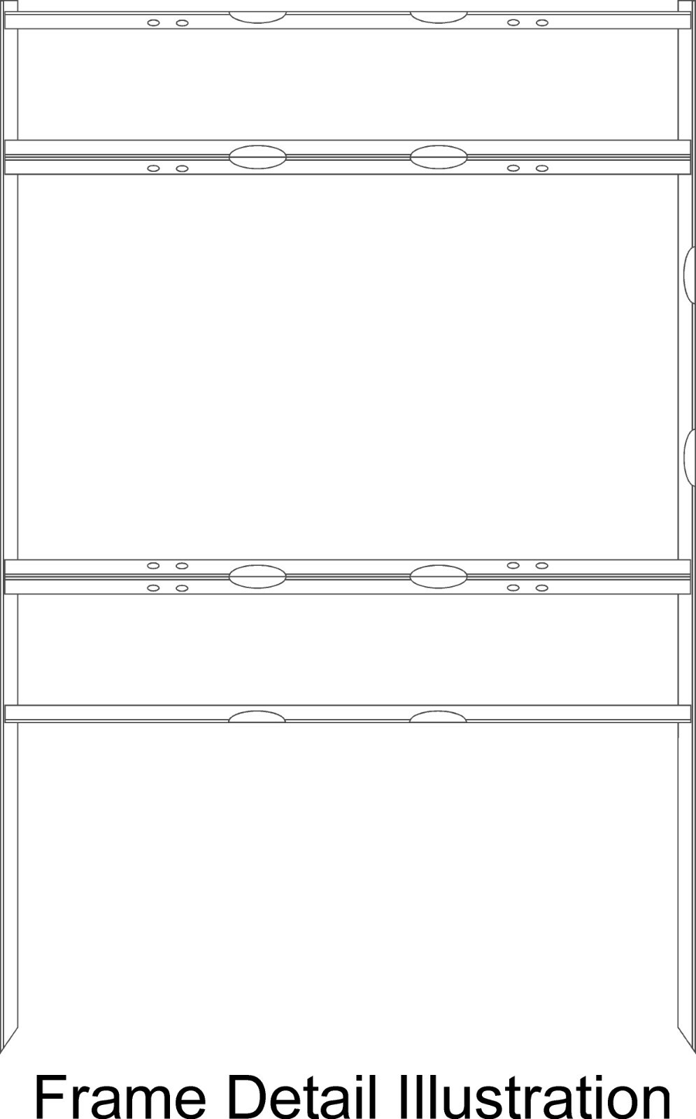 Real Estate Yard Sign Metal Frame, 18 x 30 Slide-In (2) Rider, Black (Pack of 1)