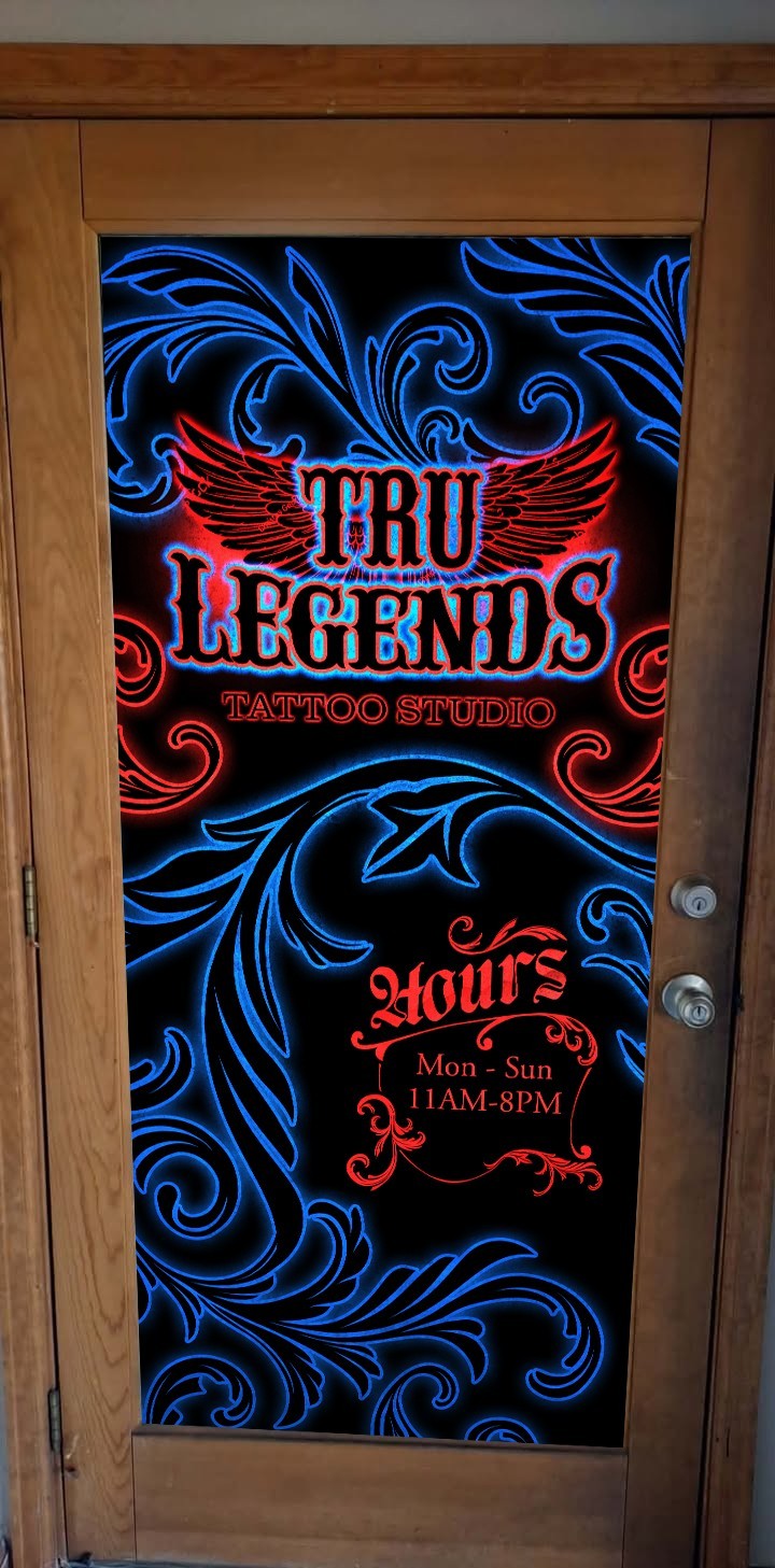 QUOTE: Custom Window Decals for Tattoo Shops / Perforated One Way Vision