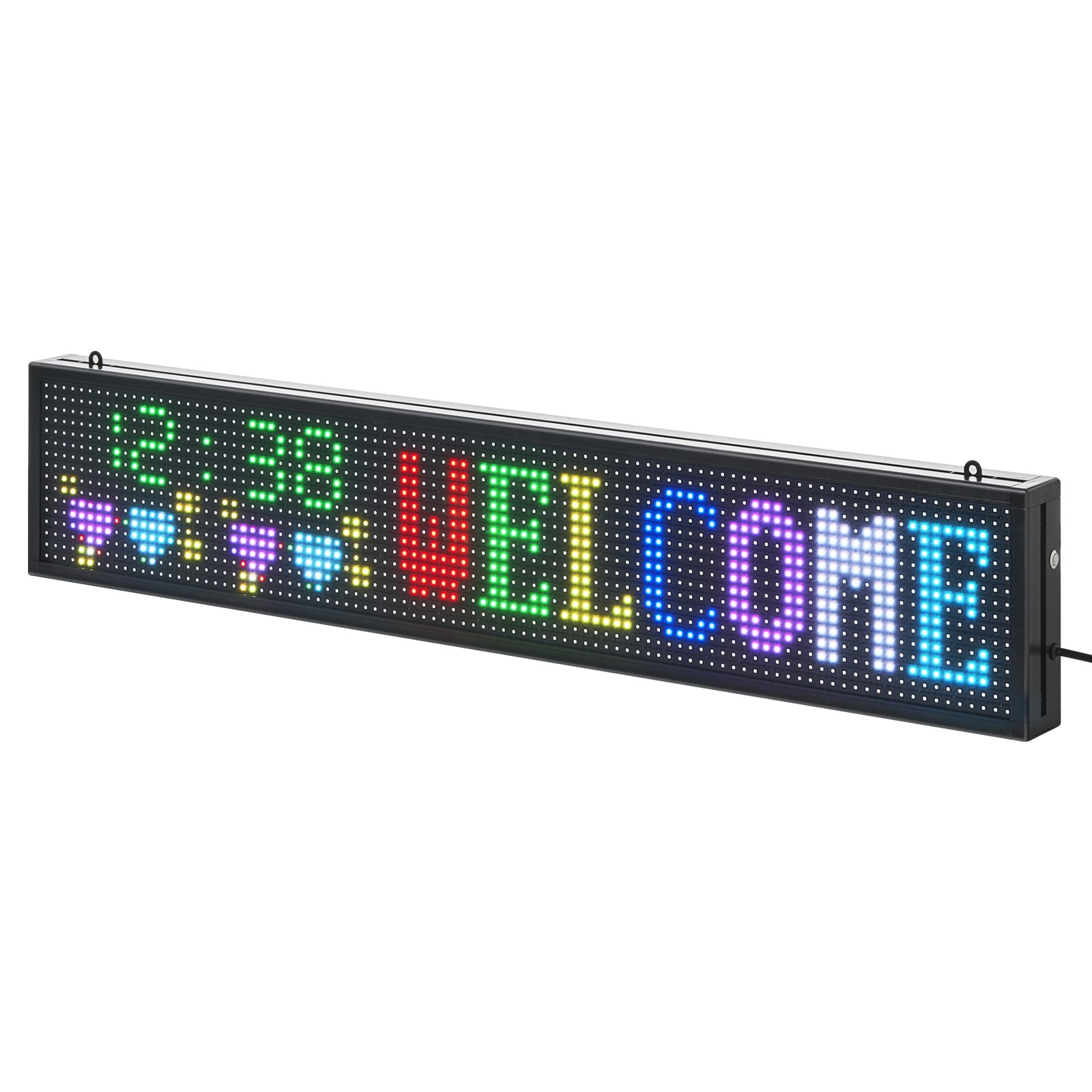 Uimoso 40×8 in Programmable LED Display Board with Scrolling Full-Color Text