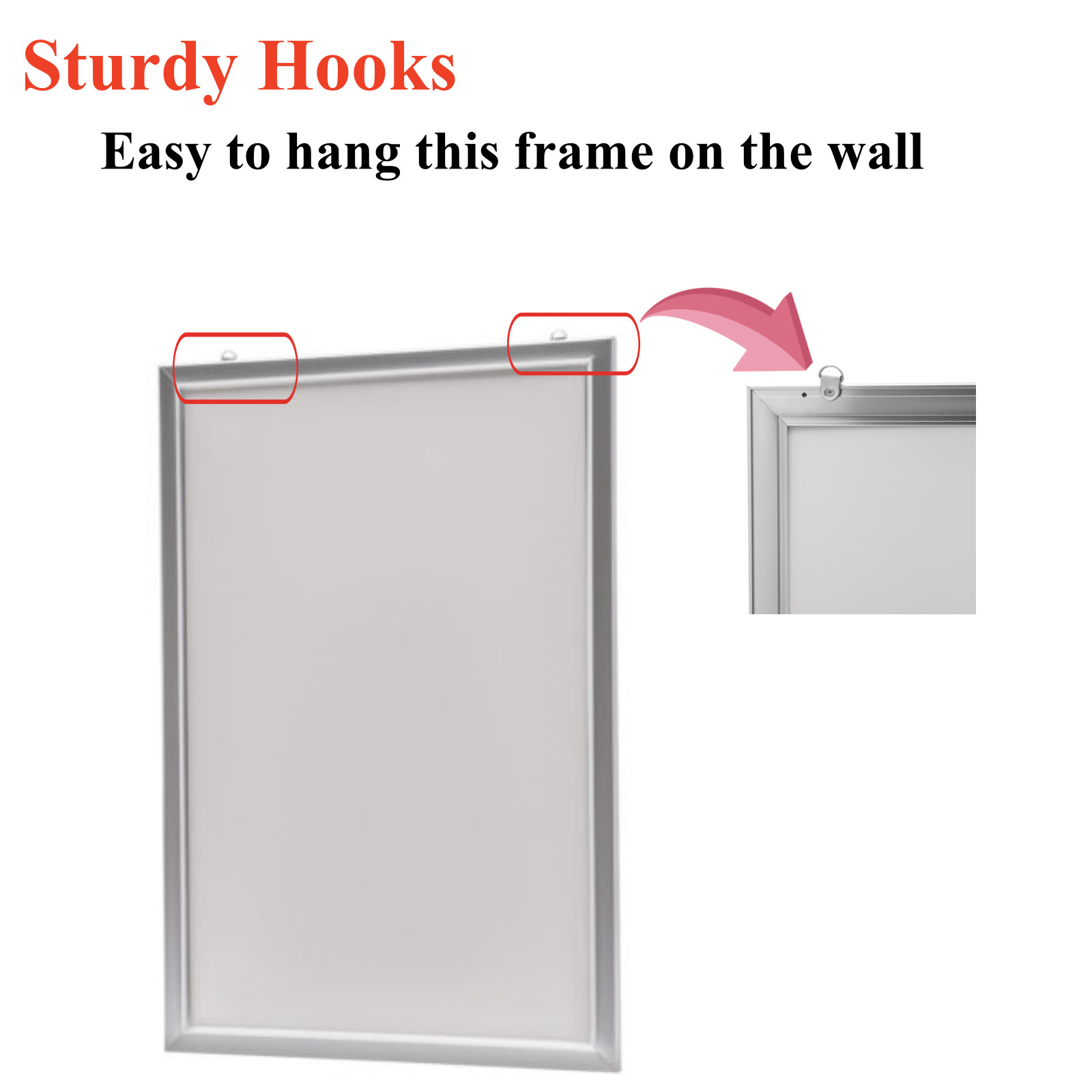 18″x24″ LED Backlit Movie Poster Art Picture Frame Light Box Advertising Display