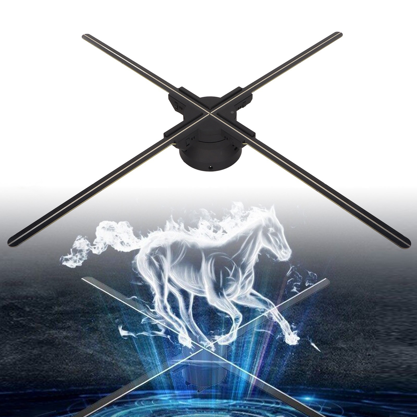 25.2in 3D Hologram Fan 768 LED 1024x768P Resolution WiFi APP & 8GB Memory