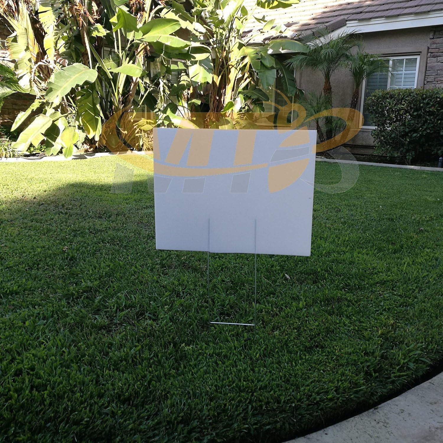 Galvanized Steel Yard Sign Stakes – 50 Pack