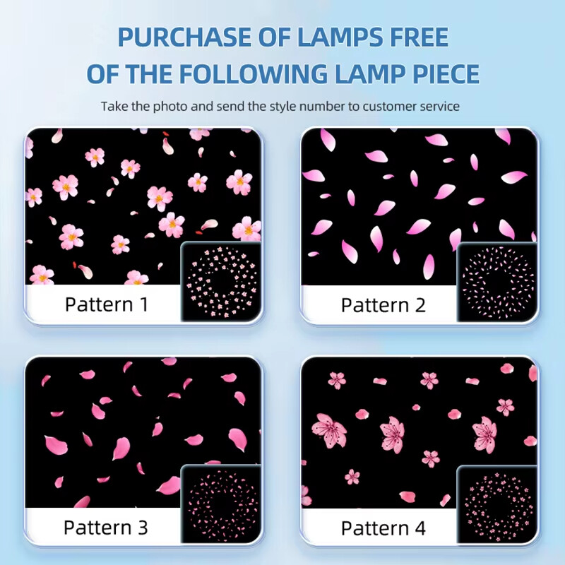 40W-600W Customize Falling Flower Gobo Projector Lamp with Dynamic Pattern