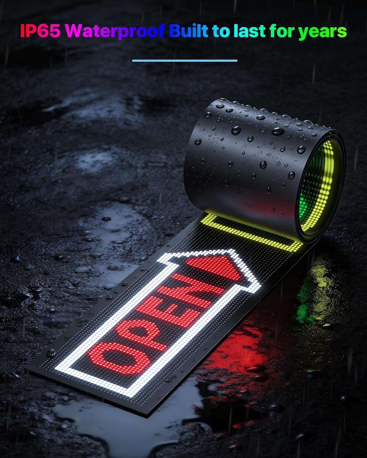 39″ X 11″ Programmable LED Sign – Custom Scrolling Display with Remote Control