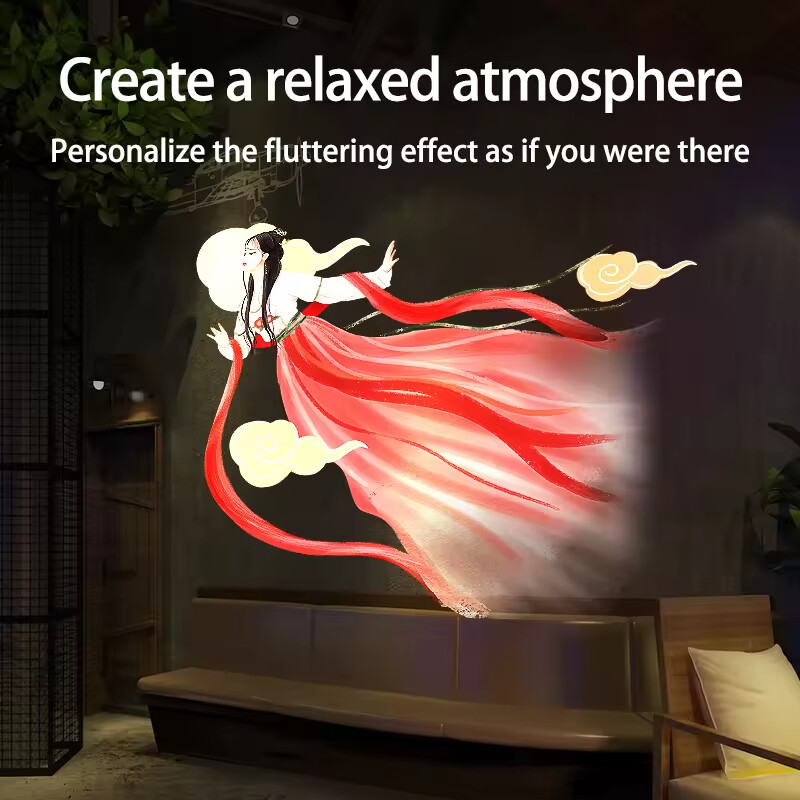35W-110W Dynamic Fluttering for Store Custom Floating Shadow LED GOBO Projector