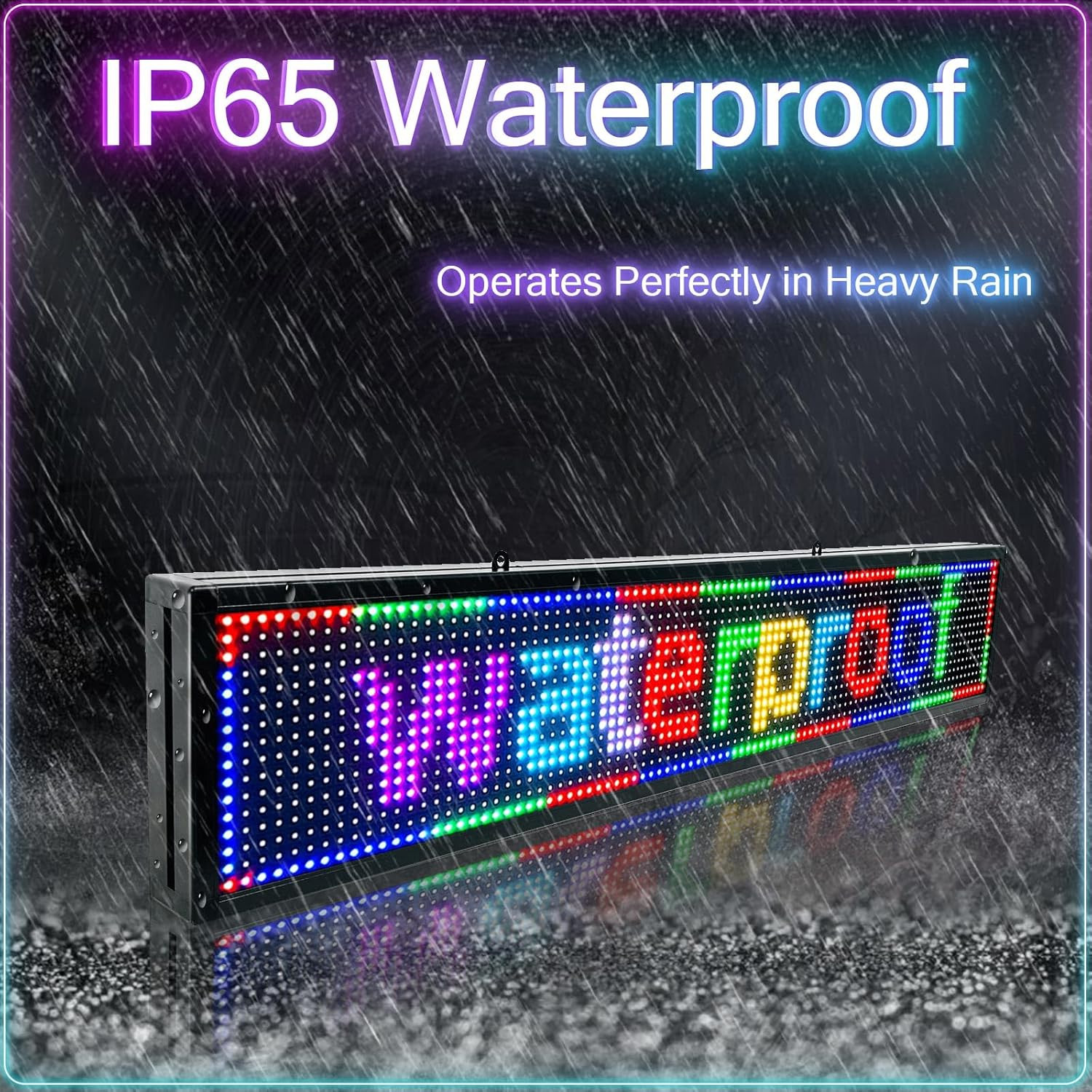 Waterproof Programmable Led Sign Custom Scrolling Outdoor Digital Signs for Busi