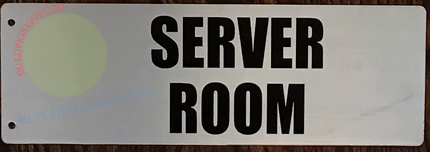 Server Room Sign -Two-Sided/Double Sided Projecting, Corridor-REF24-1027