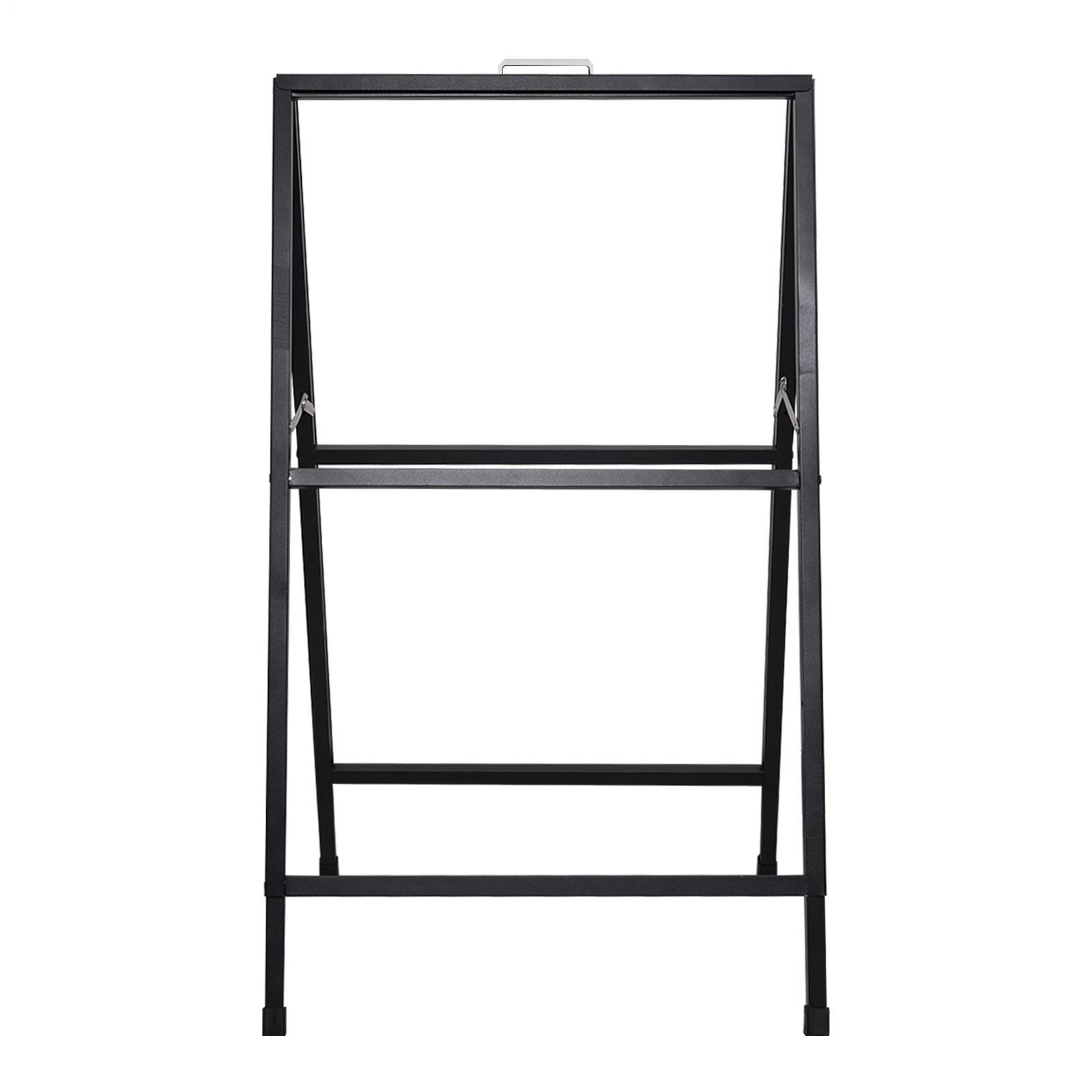 Heavy-Duty Double-Sided Metal A-Frame Sidewalk Sign Holder Stand 24″x36″