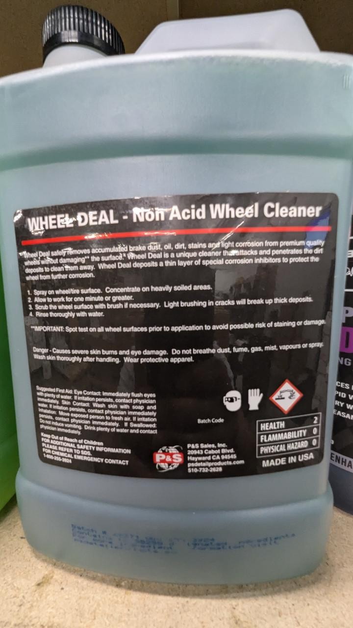 P&S Detailing N2701 CBC Wheel Deal Non Acid Wheel Cleaner for Car/Auto 1 Gallon