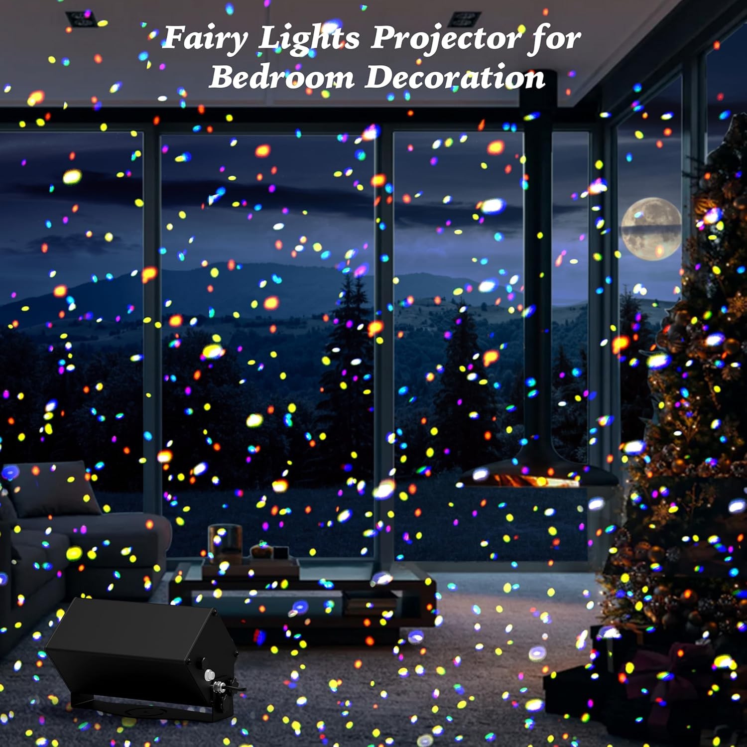 Colorfull RGB Waterproof Outdoor Dynamic Firefly Laser LED Gobo Projector Light