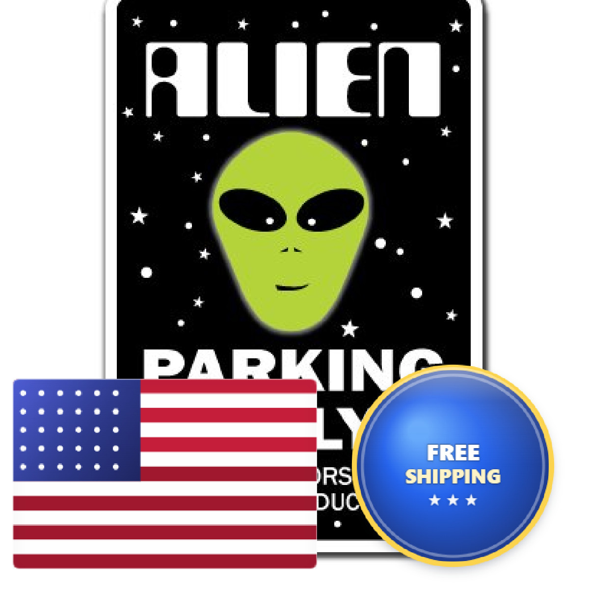Signmission Alien Aluminum Sign Parking Space Aliens Ufo Area 51 Science 18