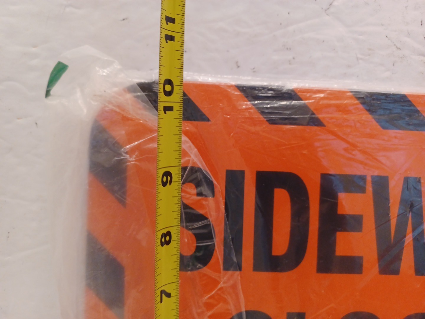 SIDEWALK CLOSED SIGNS HEAVY DUTY PLASTIC SIGNS Lot Of 6 NEW IN PACKAGE
