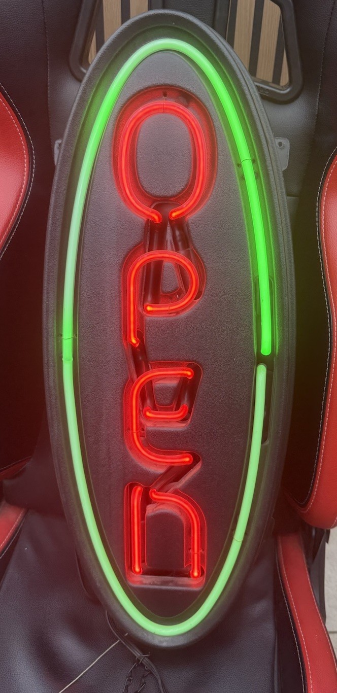 Neon Open Sign 27in x 10in for Business Neon Signs for Wall