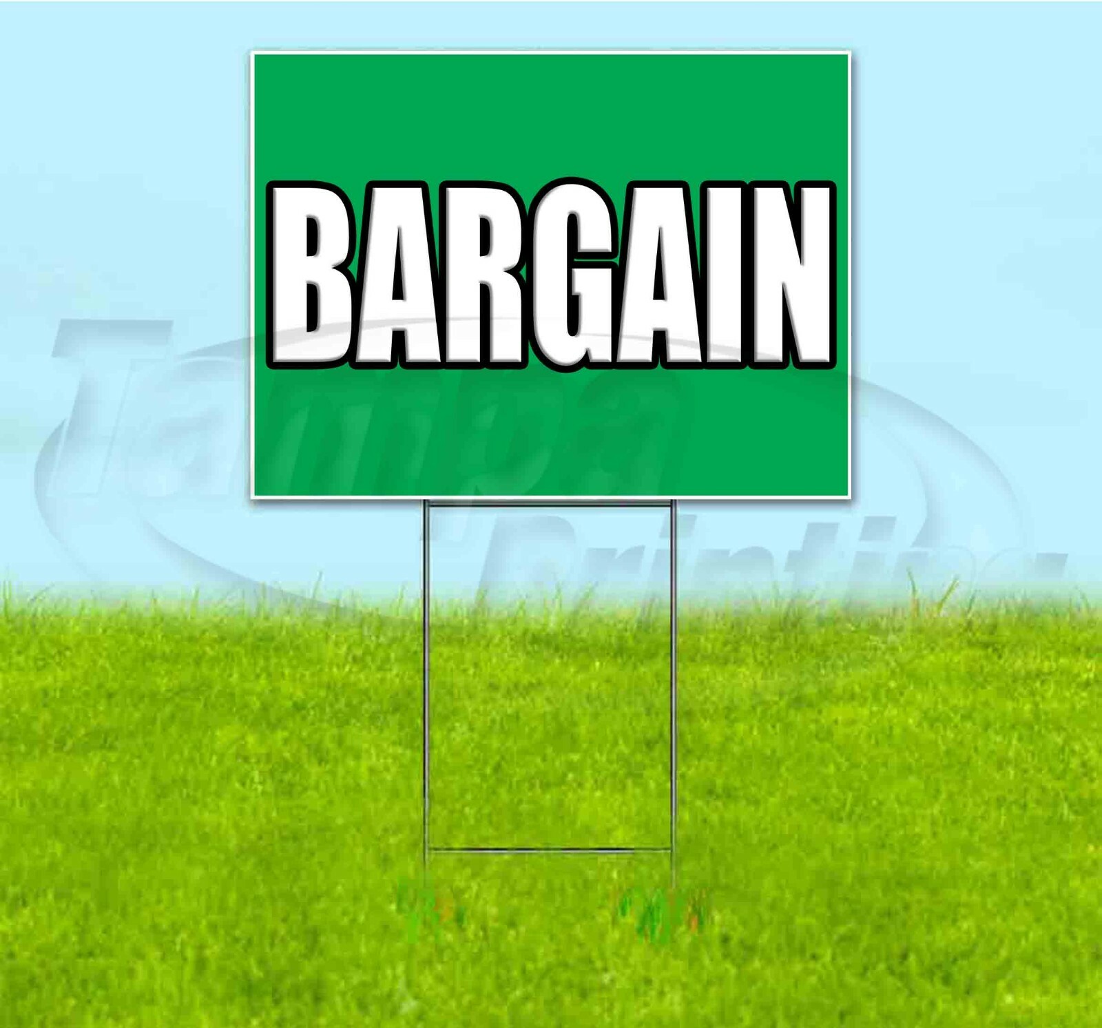 BARGAIN 18×24 Yard Sign WITH STAKE Corrugated Bandit BUSINESS DEALERSHIP