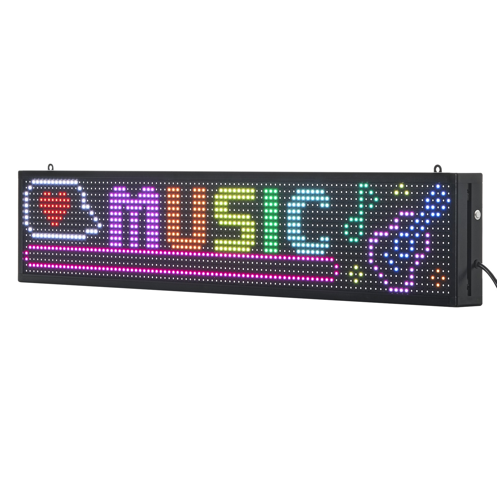 Uimoso 40×8 in Programmable LED Display Board with Scrolling Full-Color Text