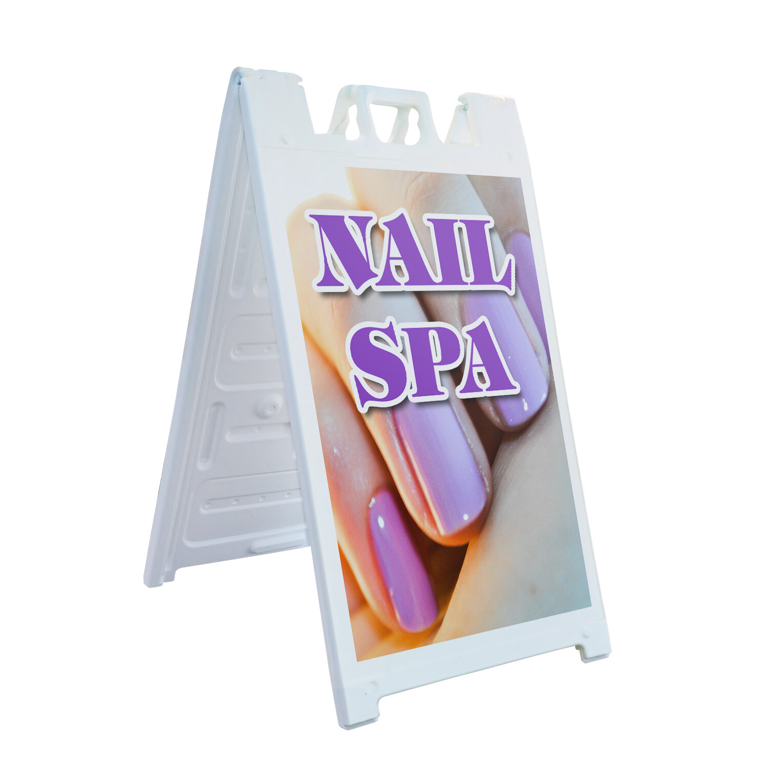 A-frame Sidewalk Nail Spa 24″ x 36″ Double Sided A-Frame Sidewalk Sign