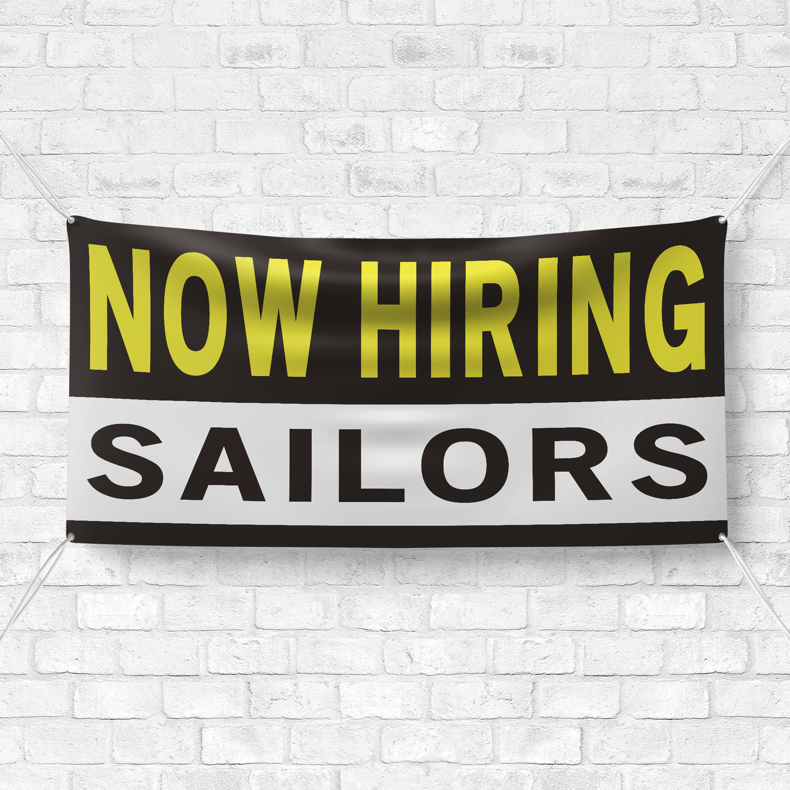 Now Hiring Sailors 13 oz Heavy Duty Vinyl Banner Sailor Jobs Available Deckhand