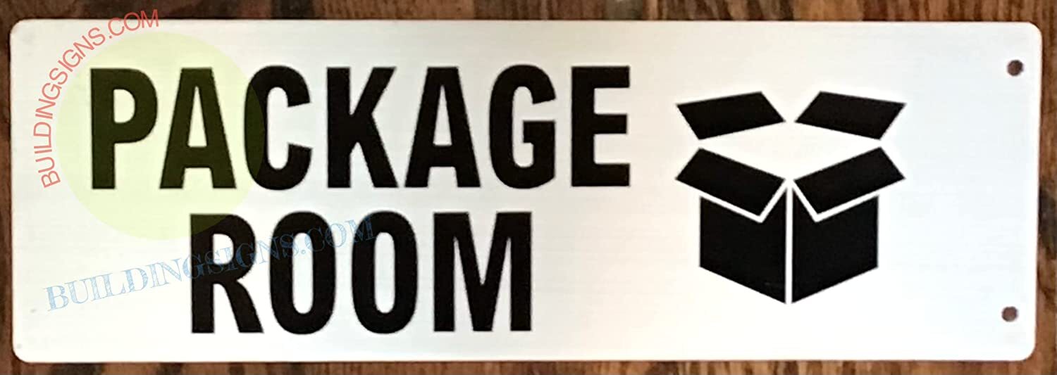 Package Room Sign-Two-Sided/Double Sided Projecting, Corridor-REF24-1027