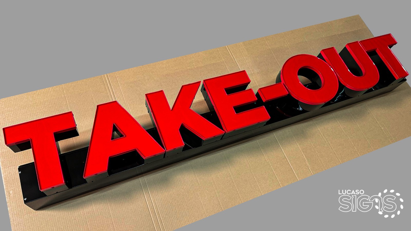 Channel Letter Signs Led Illuminated Signs with Track Raceways