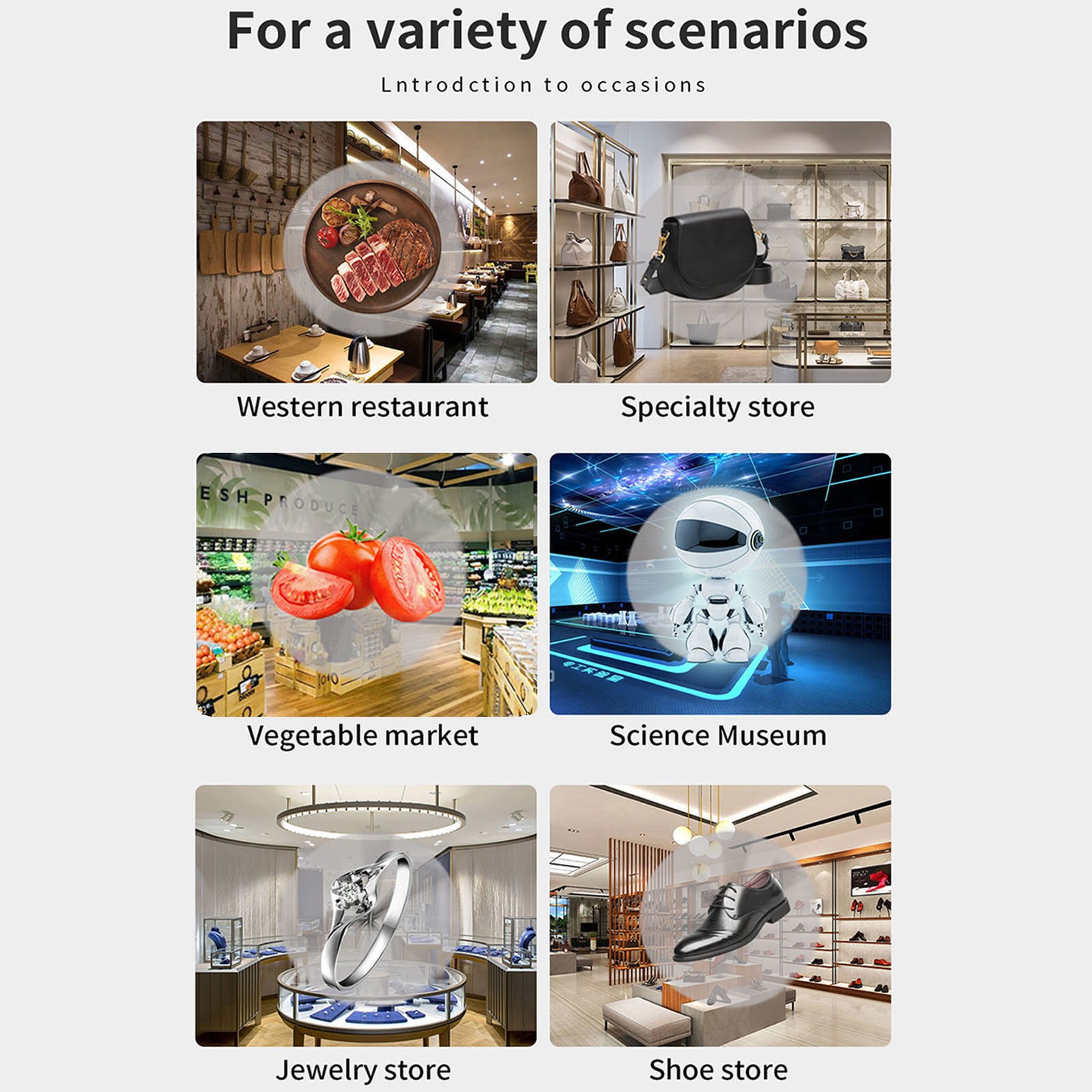 14cm 3D Hologram Fan With Cover Holographic Projector Advertising Display 1 CDUR