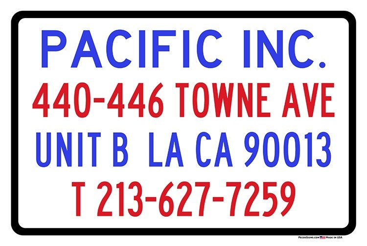 Custom Made 8″x12″ or 12″x8″ Aluminum Sign UV Protected Made in USA