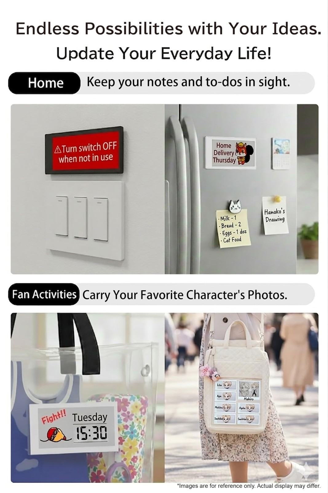 [] EZ Sign NFC E-Paper Display – No Battery, Ultra-Thin 0.13”, Rewritable 4-C…