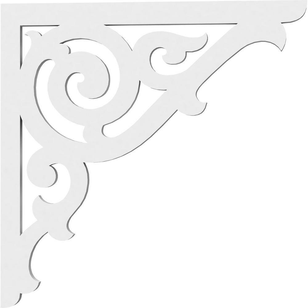 5/8 In. W X 14 In. H X 14 In. D PVC Athens Bracket