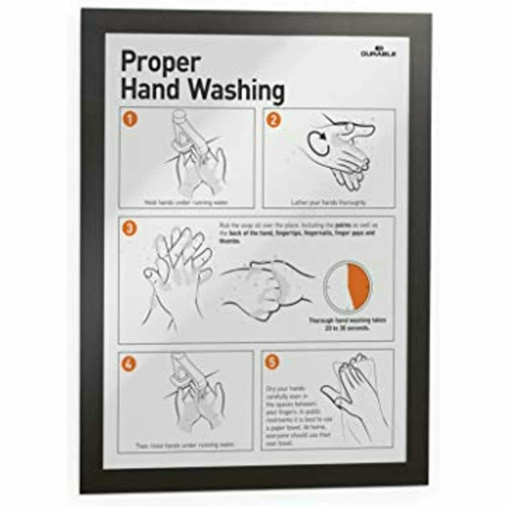 Self-Adhesive Magneti Business and Store Document Sign Holder Picture Frames-6PK