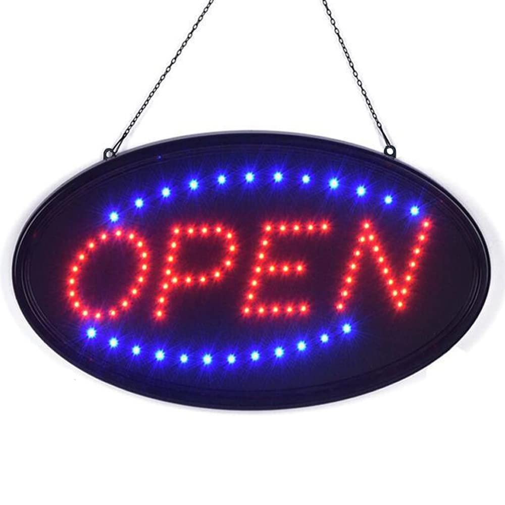 LED Open Sign, 19″x10″ Bright High Visibility Advertisement Board Electric Di…
