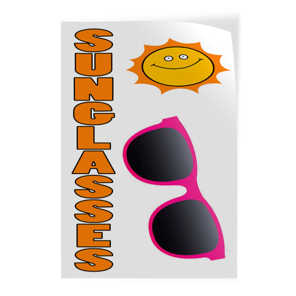 Door Decals Vertical Vinyl Stickers Sunglasses Business Industrial Vinyl