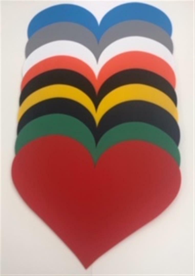 9 pack, one piece of 9 colors with 9 H Stakes 17 1/2″ h x 23 7/8″ w