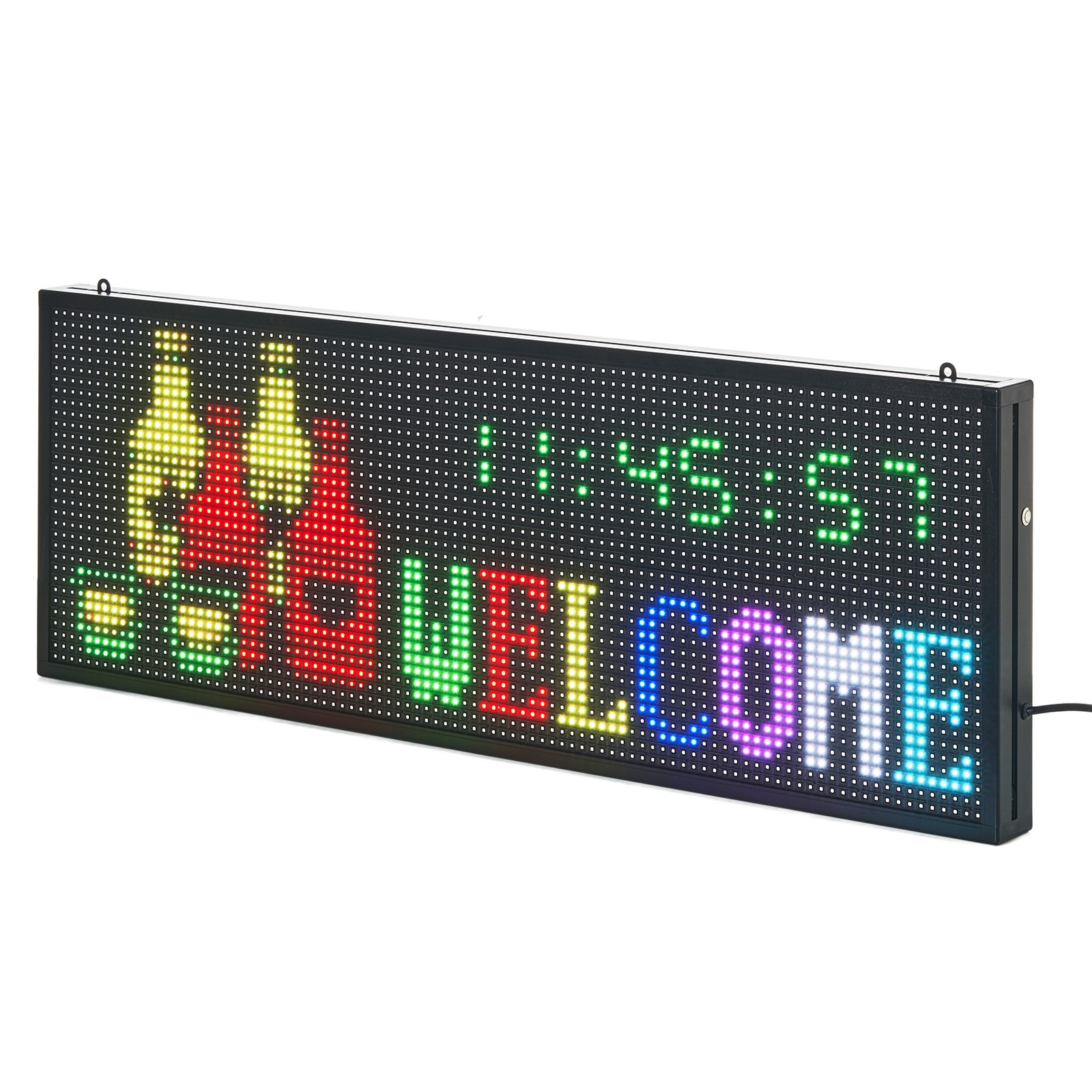40×14 in LED Scrolling Sign Programmable Digital Display Board P10 Full Color