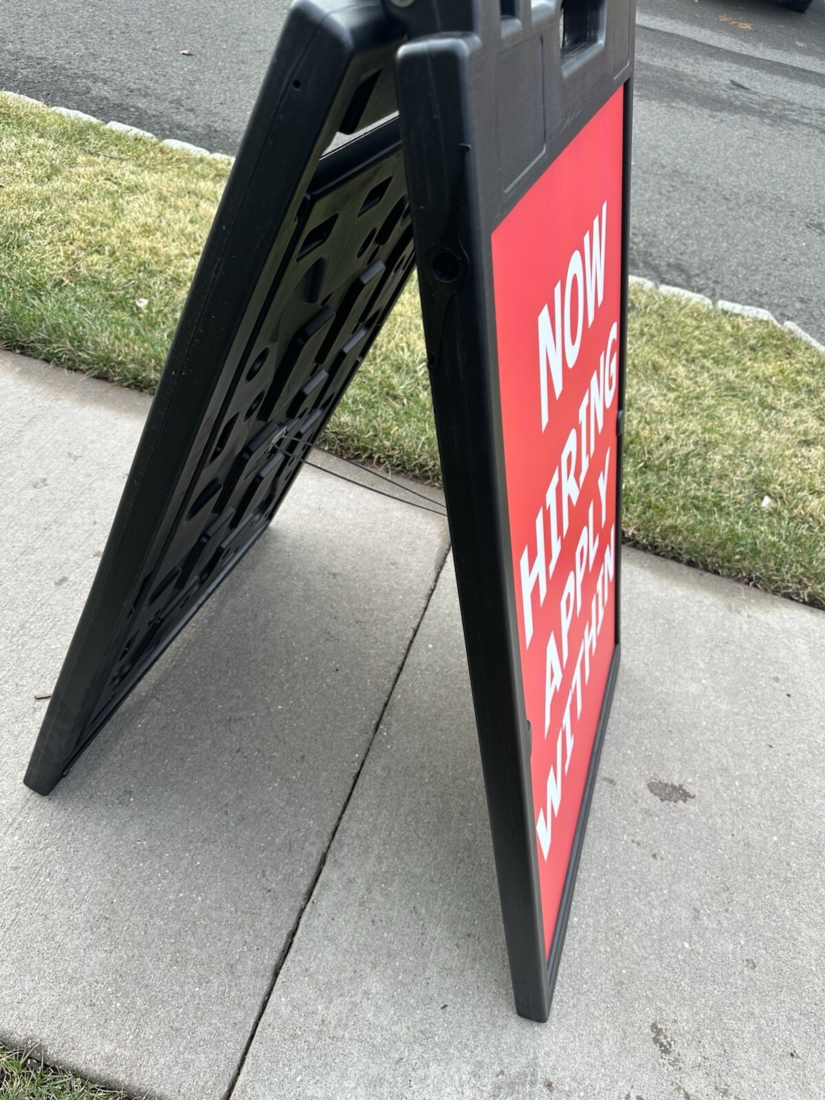 A-frame Sidewalk 24″ x 36″ Double Sided A-Frame Mobile Detailing Gwavemd