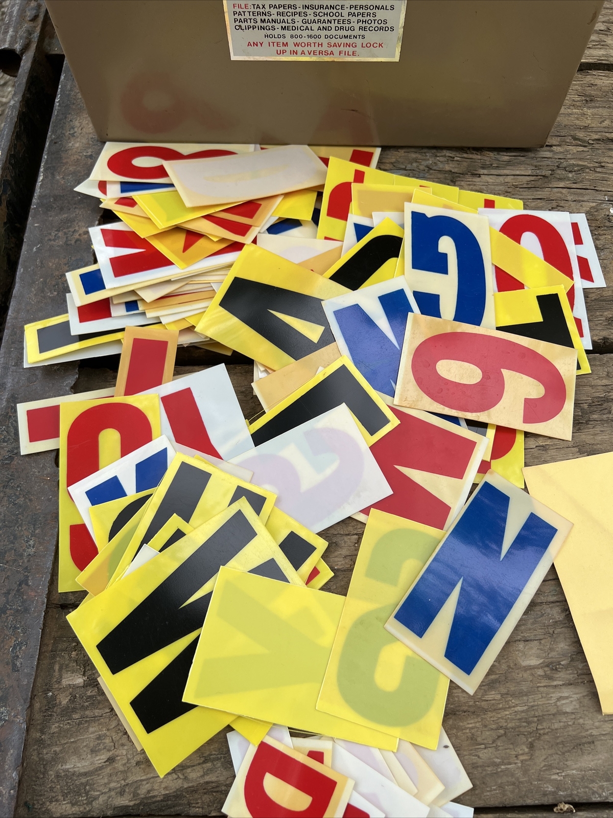 Large Lot 3.5” on 4” Plastic Sign Letters New And Used Plus Lots More ~Read All