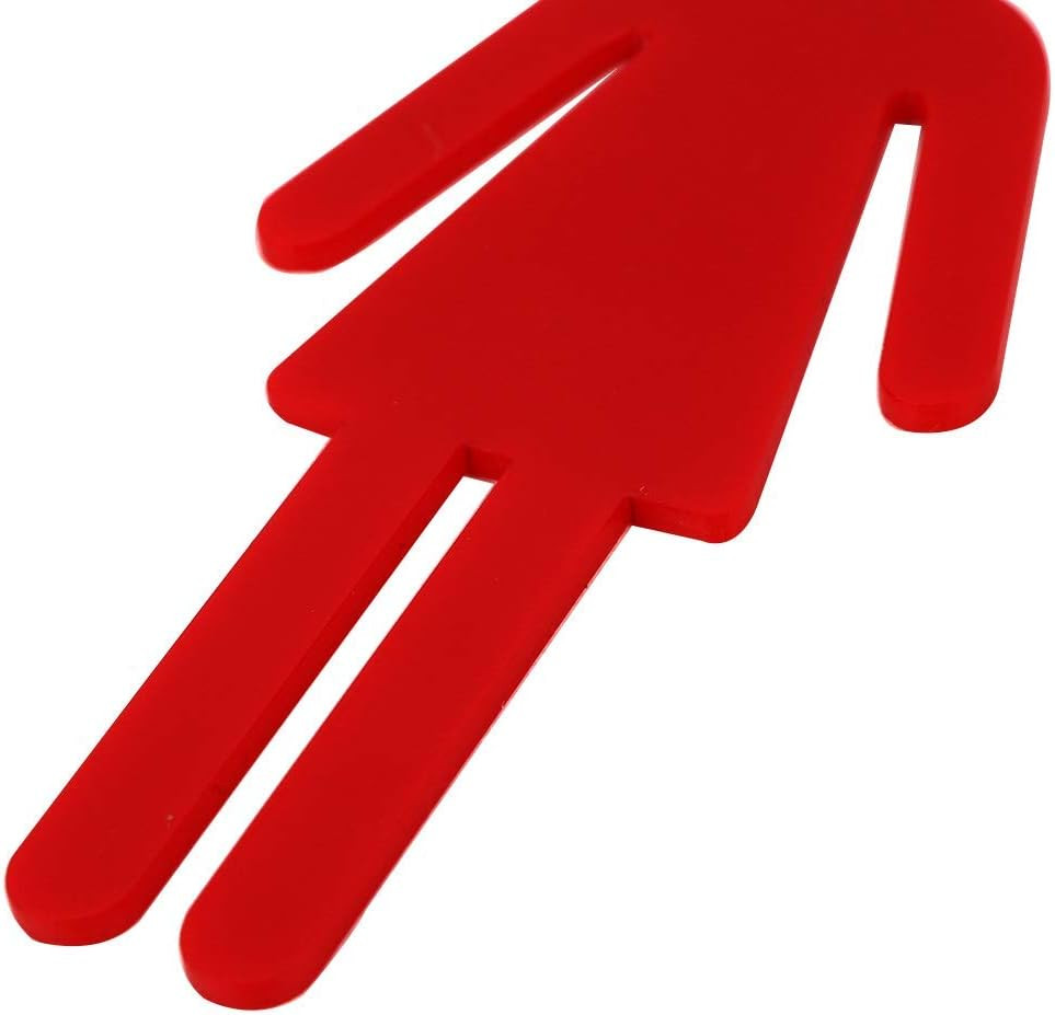 Men Women Unisex Acrylic Restroom Dressing Room Keychains Tags – Perfect for Des