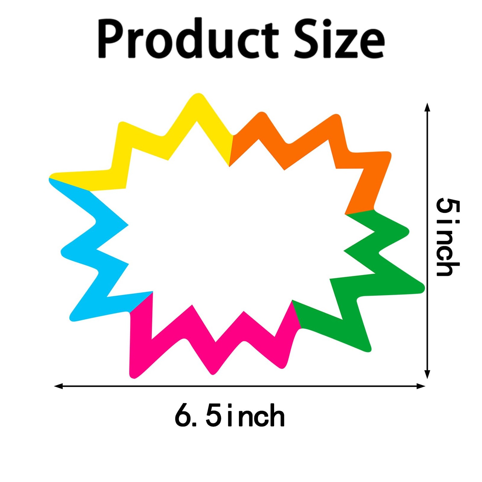 200Pcs Blank Star Retail Sale Signs Sales Price Label Tags for Real Estate an…