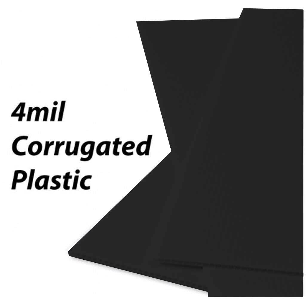 22″ Round Corrugated Plastic Yard Sign Blanks, 4mil thick, Various Color Options